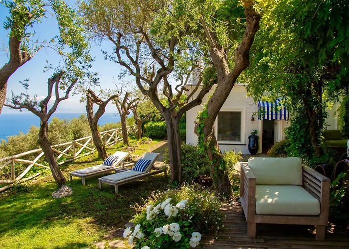 Sul Mare A Capri - Panorama Mozzafiato Villa *