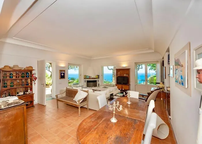 Villa Sul Mare A Capri - Panorama Mozzafiato *